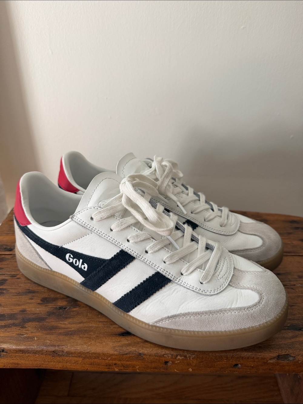 Gola Men’s Viper Leather Sneakers, Size 10